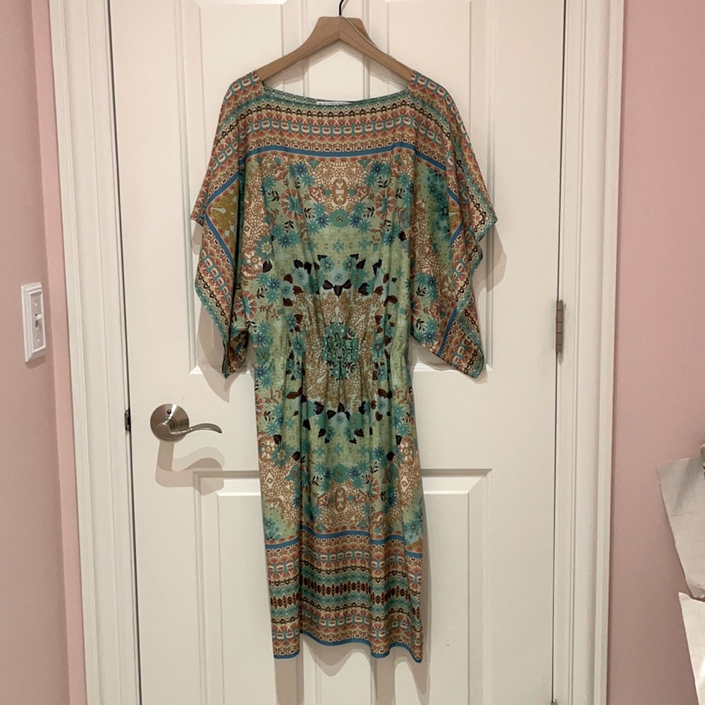 Maggy London Size 4 Multicolor Print Dress